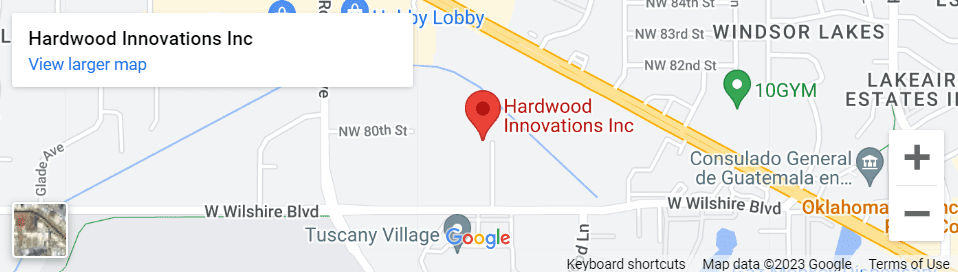 A map of hardwood innovations inc.