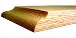 A close up of the corner of a wooden board
