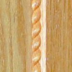 A close up of the wood grain on a wooden table